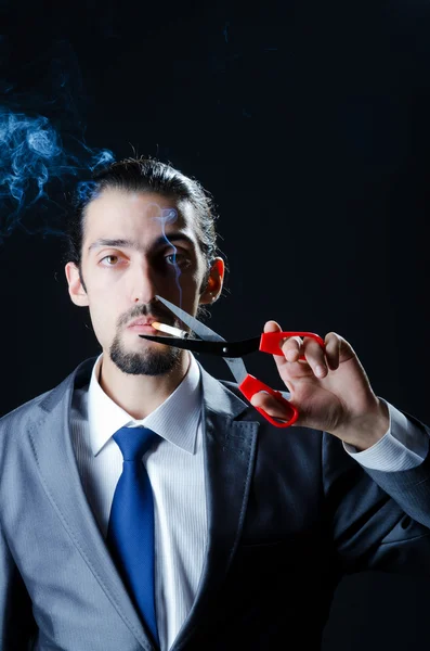 No smoking concept with cigarette — Stock Photo, Image