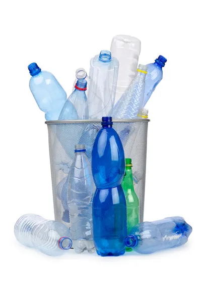 Botellas de plástico en concepto de reciclaje —  Fotos de Stock