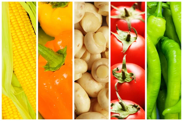 Set of various fruit and vegetables — Stock Photo, Image