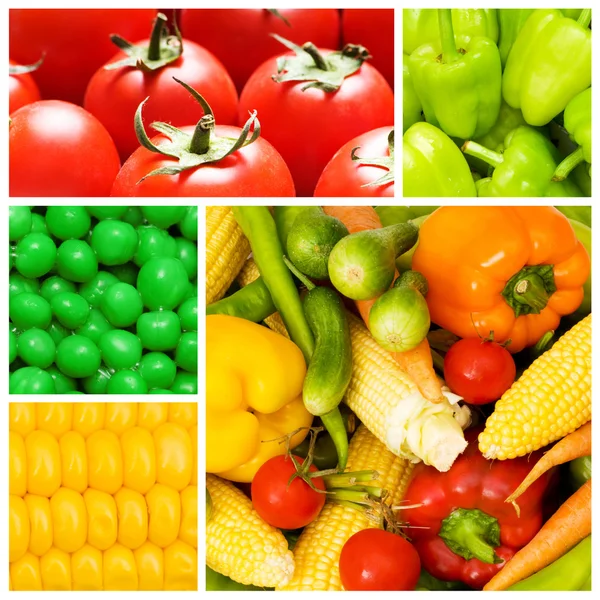 Uppsättning av olika livsmedel — Stockfoto