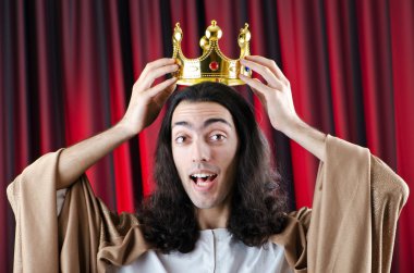 kral tacı arka plan karşı olan