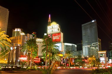 Gece sahnelerinde las vegas