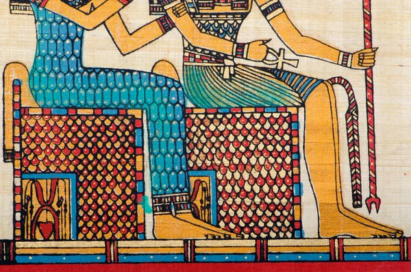 Έννοια της αιγυπτιακής ιστορίας, με Πάπυρος — Φωτογραφία Αρχείου