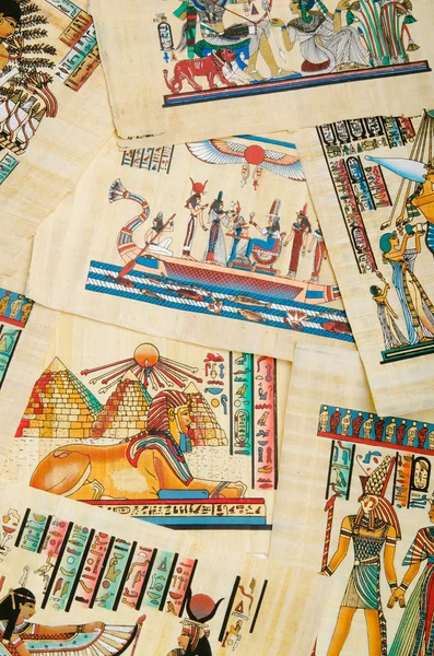 Koncepcja historii Egiptu Papirus — Zdjęcie stockowe