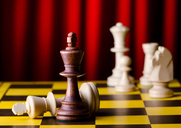 Fogalma sakk játék darab — Stock Fotó