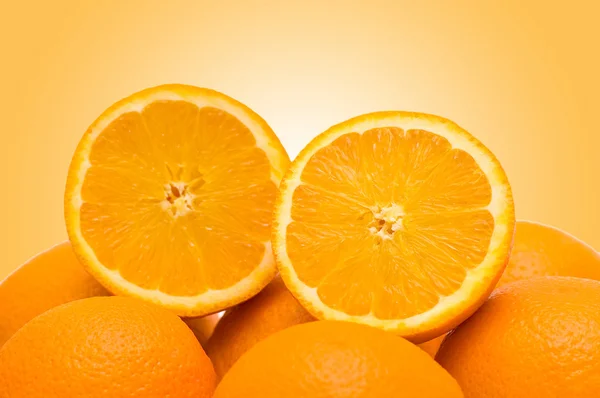 오렌지 그라데이션 배경 — 스톡 사진