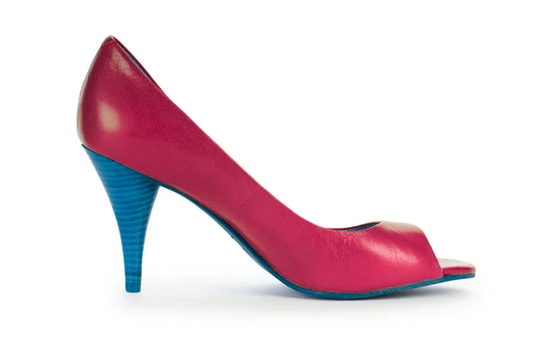 Zapatos femeninos rojos en concepto de moda — Foto de Stock