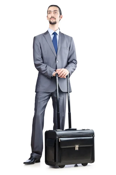 Businessman on his travel days Stock Image