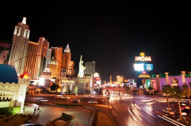 Night scenes from Las Vegas clipart