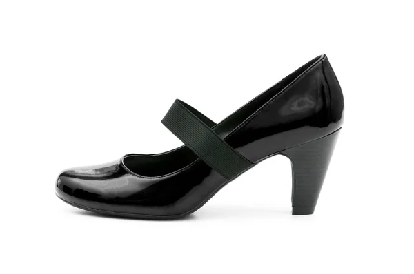 Női cipő fehér háttér — Stock Fotó