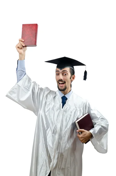 Jovem estudante graduado — Fotografia de Stock