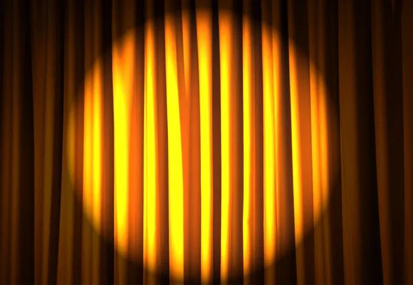 Brightly lit curtains in theatre concept — Stock Photo, Image