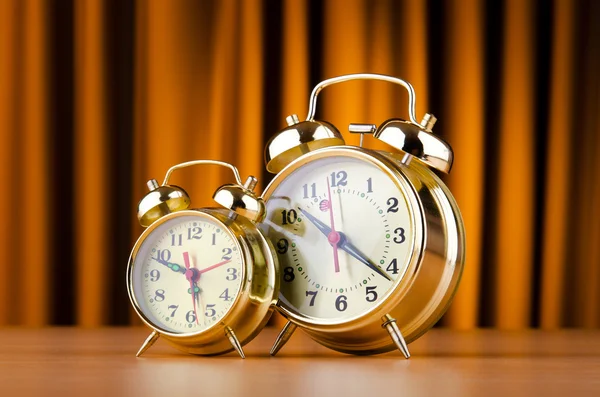 Time concept with alarm clock Stock Photo