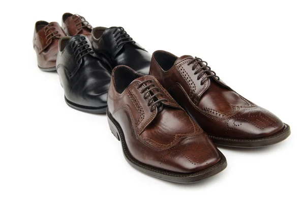 Mannelijke schoenen in mode concept Stockfoto