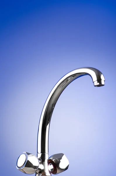Shiny tap on the gradient — Stock Photo, Image