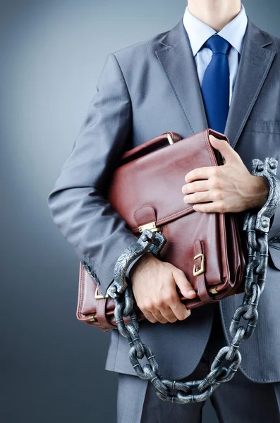 Gearresteerd zakenman in misdaad concept — Stockfoto