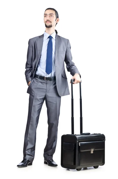 Businessman on his travel days — Stock Photo, Image