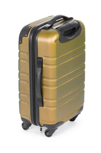 stock image Luggage concept with case on the white