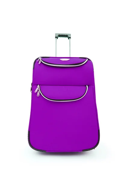 stock image Luggage concept with case on the white