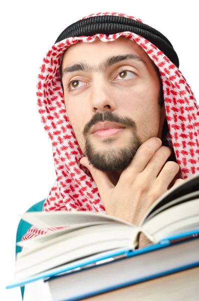 Genç Arap ile eğitim kavramı — Stok fotoğraf