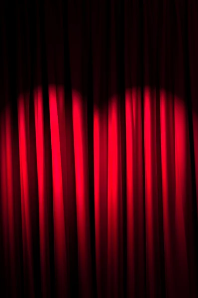Brightly lit curtains in theatre concept — Stock Photo, Image