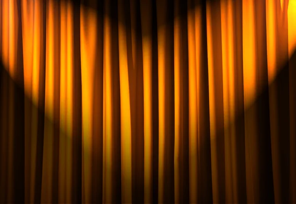 밝게 불이 커튼 극장 개념 — 스톡 사진