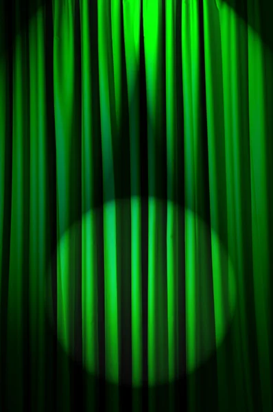 Lyst oplyste gardiner i teater koncept - Stock-foto