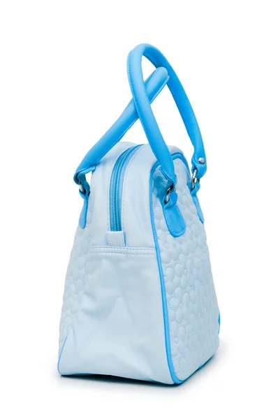 Kadın aksesuarları - beyaz şık çanta — Stok fotoğraf