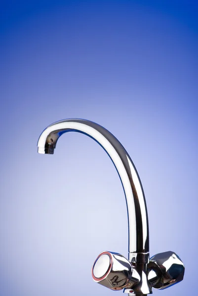 Shiny tap on the gradient — Stock Photo, Image