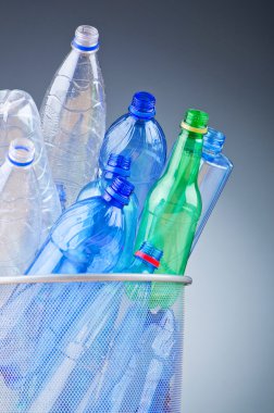 plastik şişe geri dönüşüm kavramı