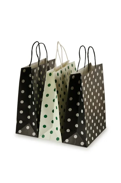 Shopping bag isolated on the white — Stock Photo, Image