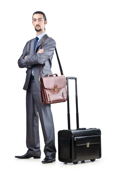 Businessman on his travel days — Stock Photo, Image