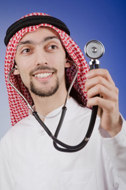 Stüdyo çekim Arap doktor