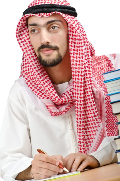 Genç Arap ile eğitim kavramı — Stok fotoğraf