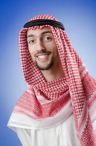 Arabo uomo d'affari in studio riprese — Foto Stock