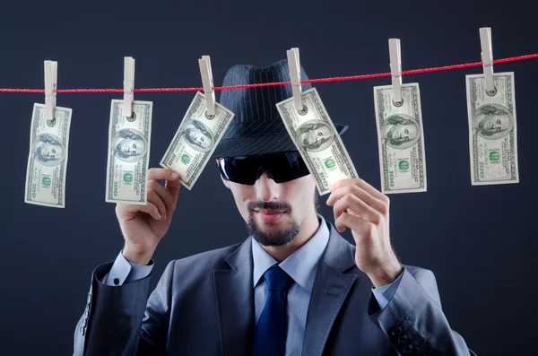Smutsiga pengar från brottsbekämpning — Stockfoto