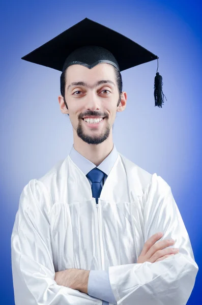 Young male student graduate — Stock Photo, Image