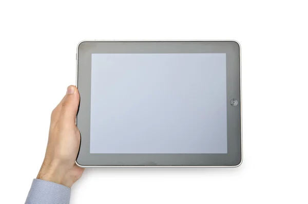 Tablet-Computer isoliert auf dem weißen — Stockfoto