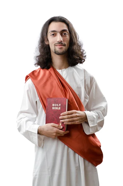 Jezus Chrystus personifacation na białym tle — Zdjęcie stockowe