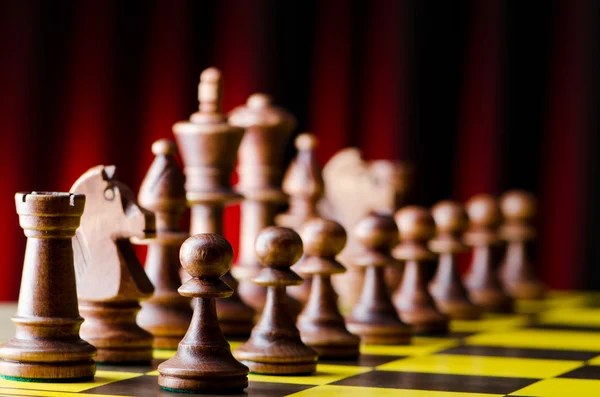 駒とチェスゲームの概念 — ストック写真
