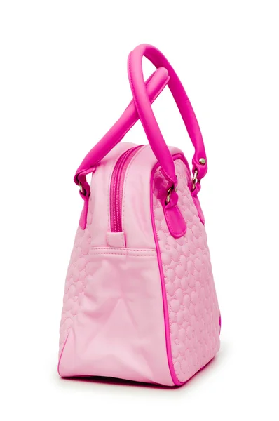 Nő tartozék - elegáns táska, fehér — Stock Fotó