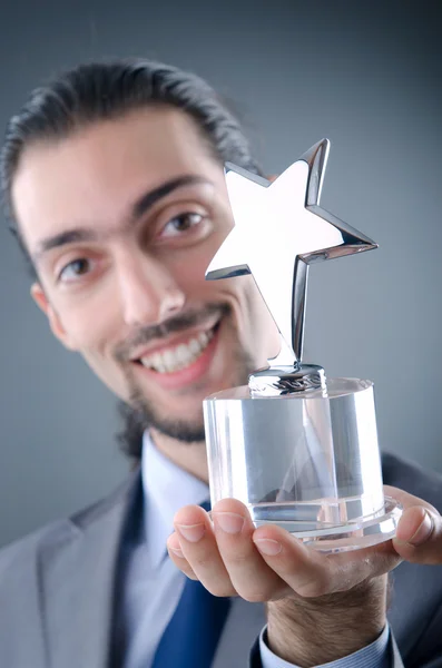 Csillag díjjal kitüntetett üzletember — Stock Fotó