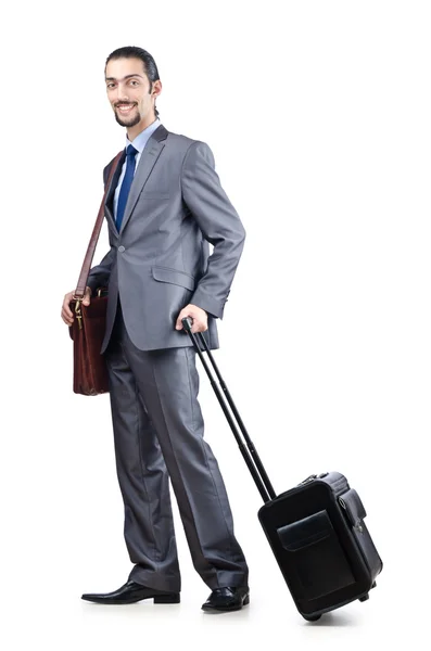 Uomo d'affari nei suoi giorni di viaggio — Foto Stock