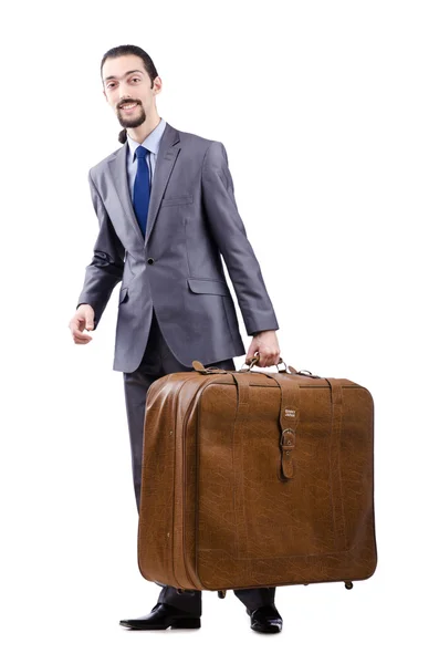 Business travel concept with businessman Royalty Free Stock Photos