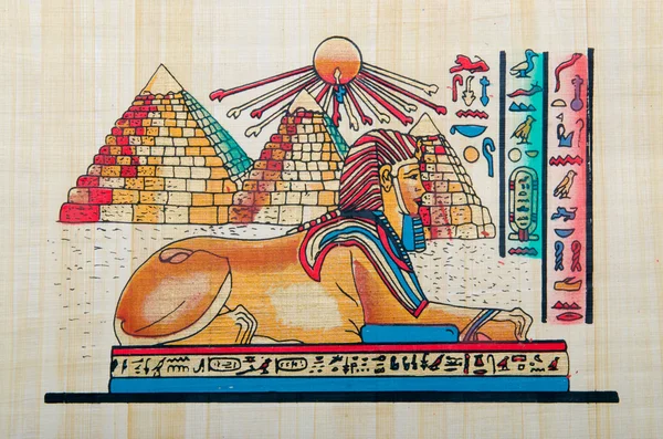 파피루스 이집트 역사 개념 — 스톡 사진