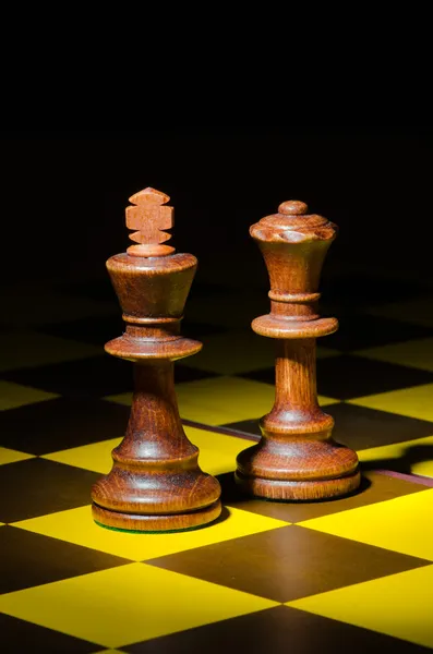 다양 한 조각으로 체스 개념 — 스톡 사진