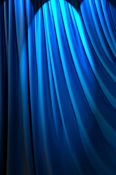 Ljusa gardiner i teater koncept — Stockfoto