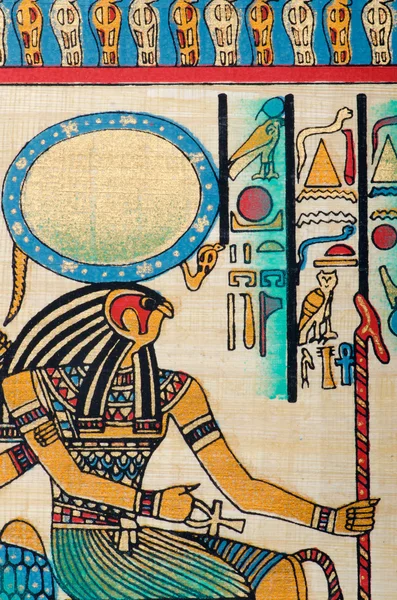 埃及历史概念与纸莎草纸 — 图库照片#