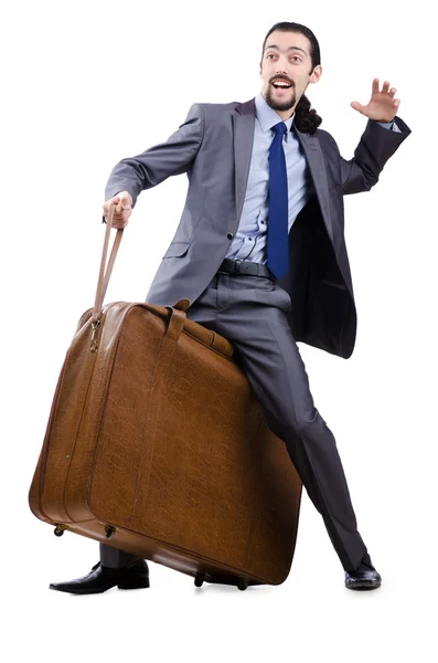 Zakelijke reizen concept met zakenman — Stockfoto