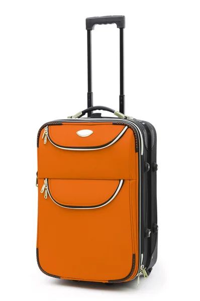 Luggage concept with case on the white — Stock Photo, Image